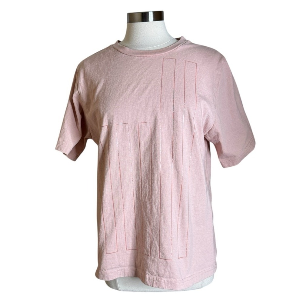 Good American Flag Tee Pink T-Shirt Casual Top Women's‎ 4 US XL